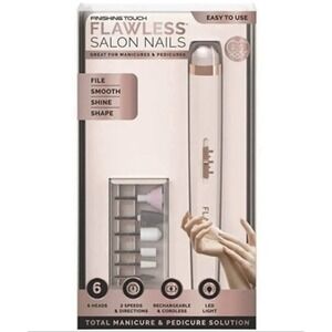 Flawless Salon‎ Nails Manicure Pedicure File Smooth Shine And Shape Rechargeable